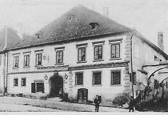 Gasthof Schoißengeyr um 1925 (damals Ruezinger)